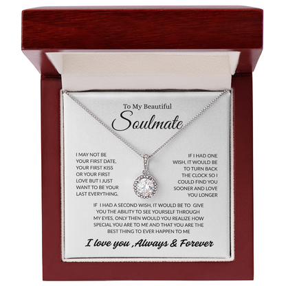 TO MY BEAUTIFUL SOULMATE | ALWAYS AND FOREVER | ETERNAL HOPE NECKLACE