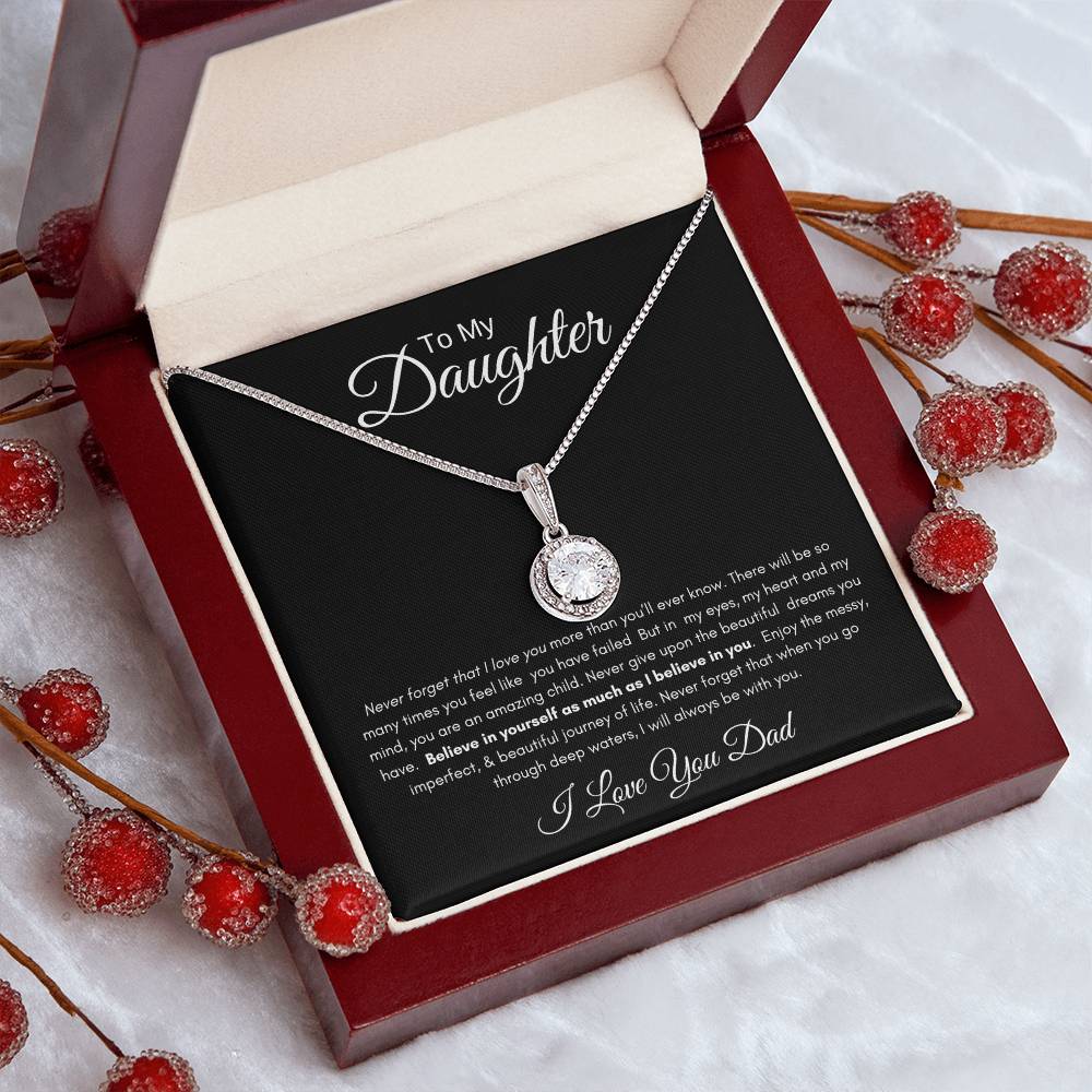 TO MY DAUGHTER | ETERNAL HOPE NECKLACE  | BW