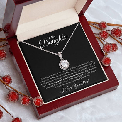 TO MY DAUGHTER | ETERNAL HOPE NECKLACE  | BW