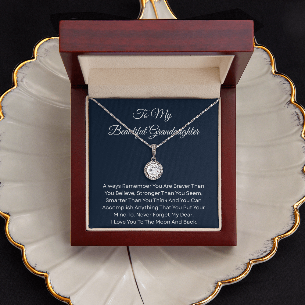 TO MY BEAUTIFUL GRANDDAUGHTER | ALWAYS REMEMBER | ETERNAL HOPE NECKLACE