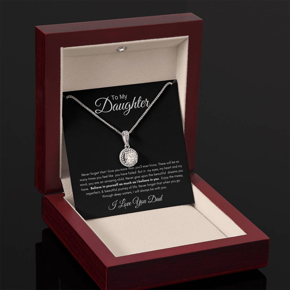 TO MY DAUGHTER | ETERNAL HOPE NECKLACE  | BW