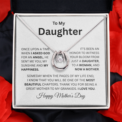 TO MY DAUGHTER | THE MOST BEAUTIFUL CHAPTERS | PENDANT NECKLACE
