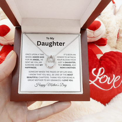 TO MY DAUGHTER | THE MOST BEAUTIFUL CHAPTERS | PENDANT NECKLACE