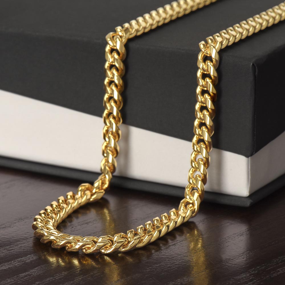 TO MY SON | I WILL ALWAYS LOVE YOU | CUBAN LINK CHAIN