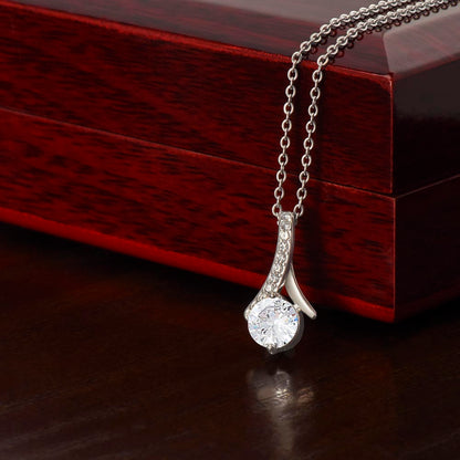 TO MY BEAUTIFUL GRANDDAUGHTER | ALWAYS REMEMBER | ALLURING BEAUTY NECKLACE