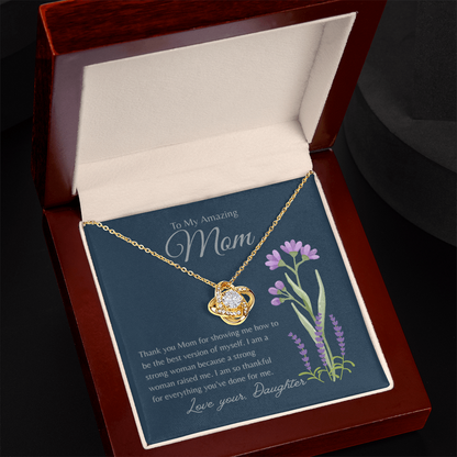 TO MY AMAZING MOM | AM SO THANKFUL | LOVE KNOT NECKLACE