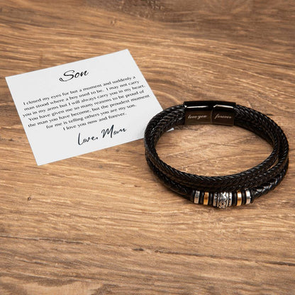 FOR MY SON | LOVE YOU FOREVER BRACELET