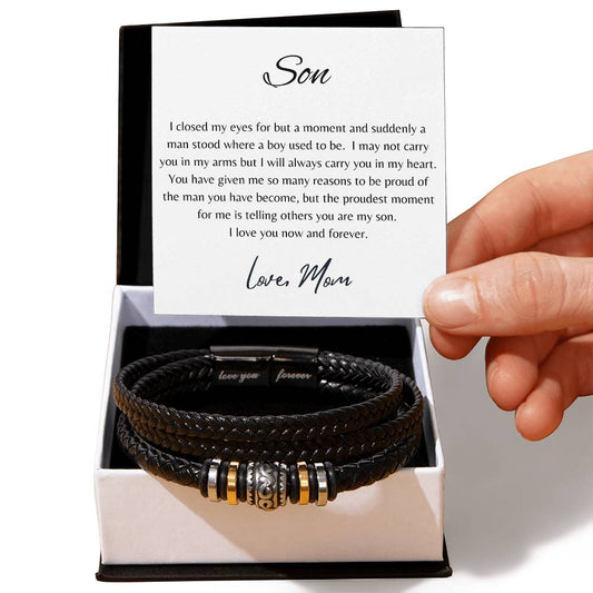 FOR MY SON | LOVE YOU FOREVER BRACELET