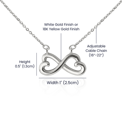 LIL SISTER | ALWAYS MY SISTER  | ENDLESS LOVE NECKLACE
