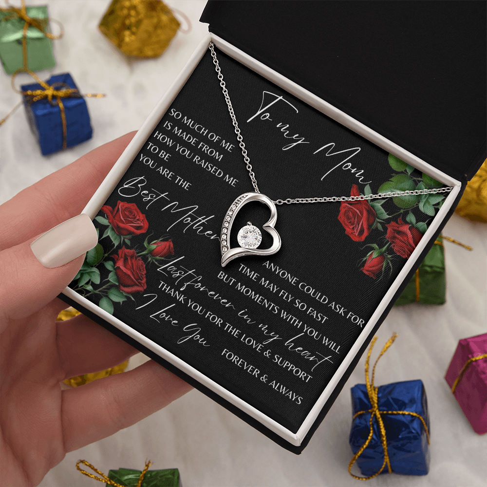 TO MY MOM | MOMENTS WITH YOU | FOREVER LOVE HEART NECKLACE