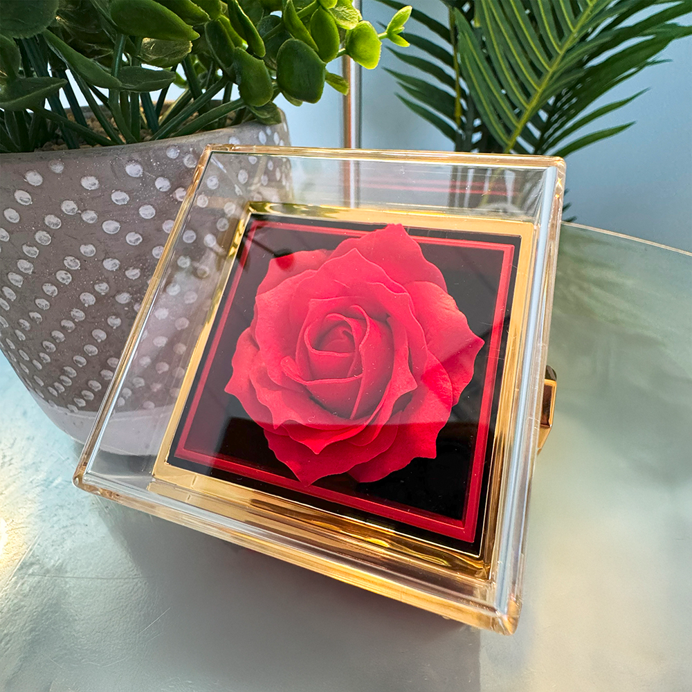 TO MY BEAUTIFUL WIFE | I CHOOSE YOU | SILVER LOVE KNOT NECKLACE AND ROSE THAT NEVER FADES